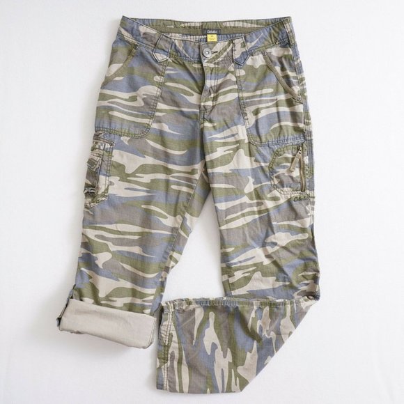 Cabela's Pants - Cabelas Womens Cargo Pants Camo Camouflage Green B